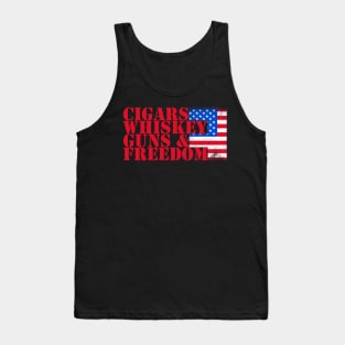 Cigars & Whiskey Tank Top